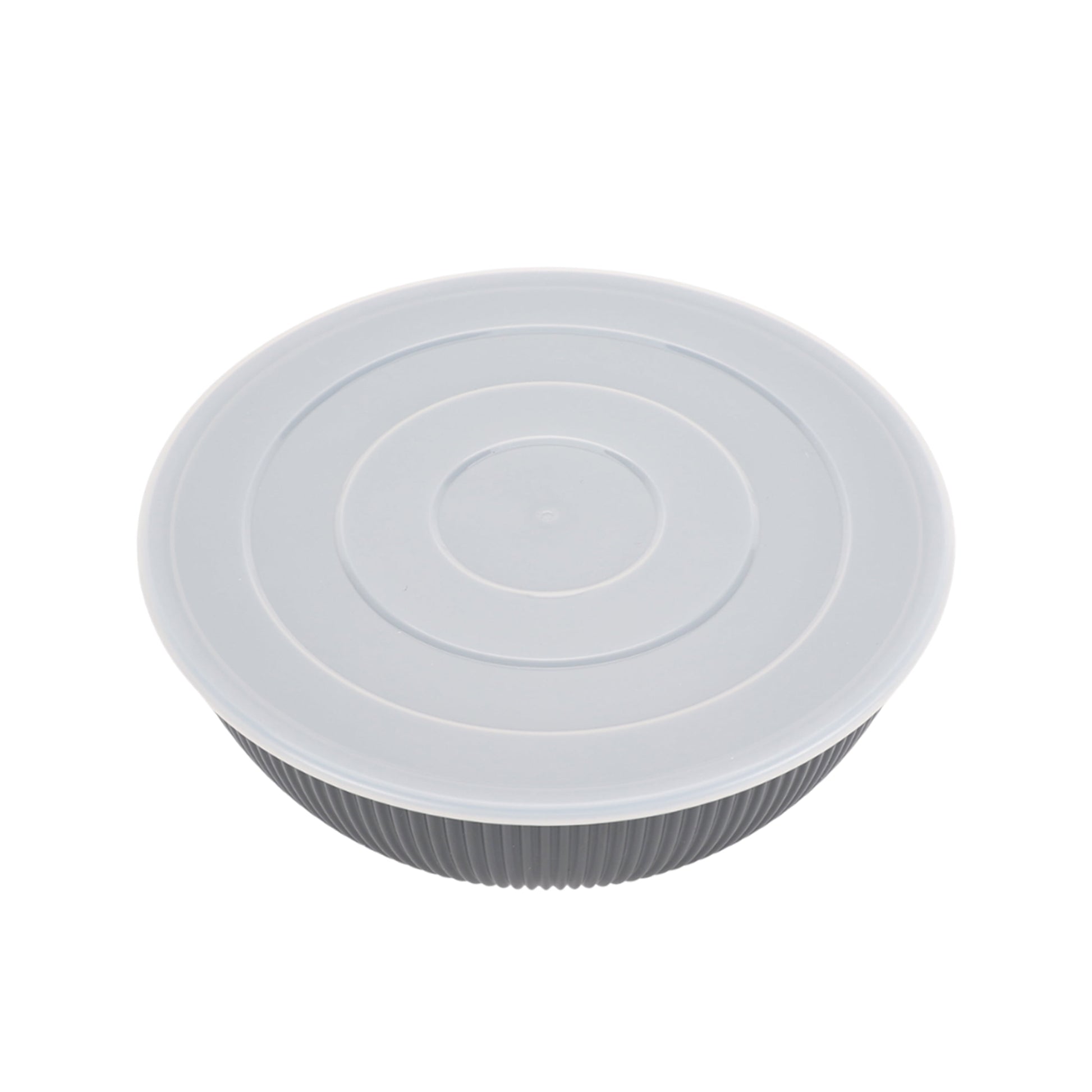 - Black 4-Piece Eco-Friendly Recycled Plastic Serve Bowl Set